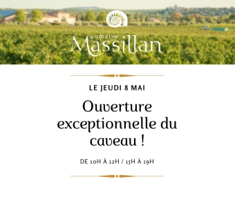 Ouverture exceptionnelle 8 mai